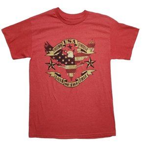 USA Patriotic Red Tee Size Medium